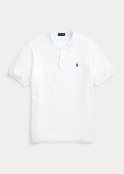 Henley Polo Ralph Lauren Featherweight Mesh Homem 85176-SNYL